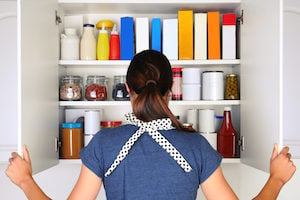 Cleaning and organizing your pantry is a good first-step towards wiping out pantry moth infestations