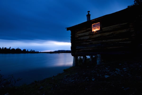 Use LED lights to prevent pests at your cabin