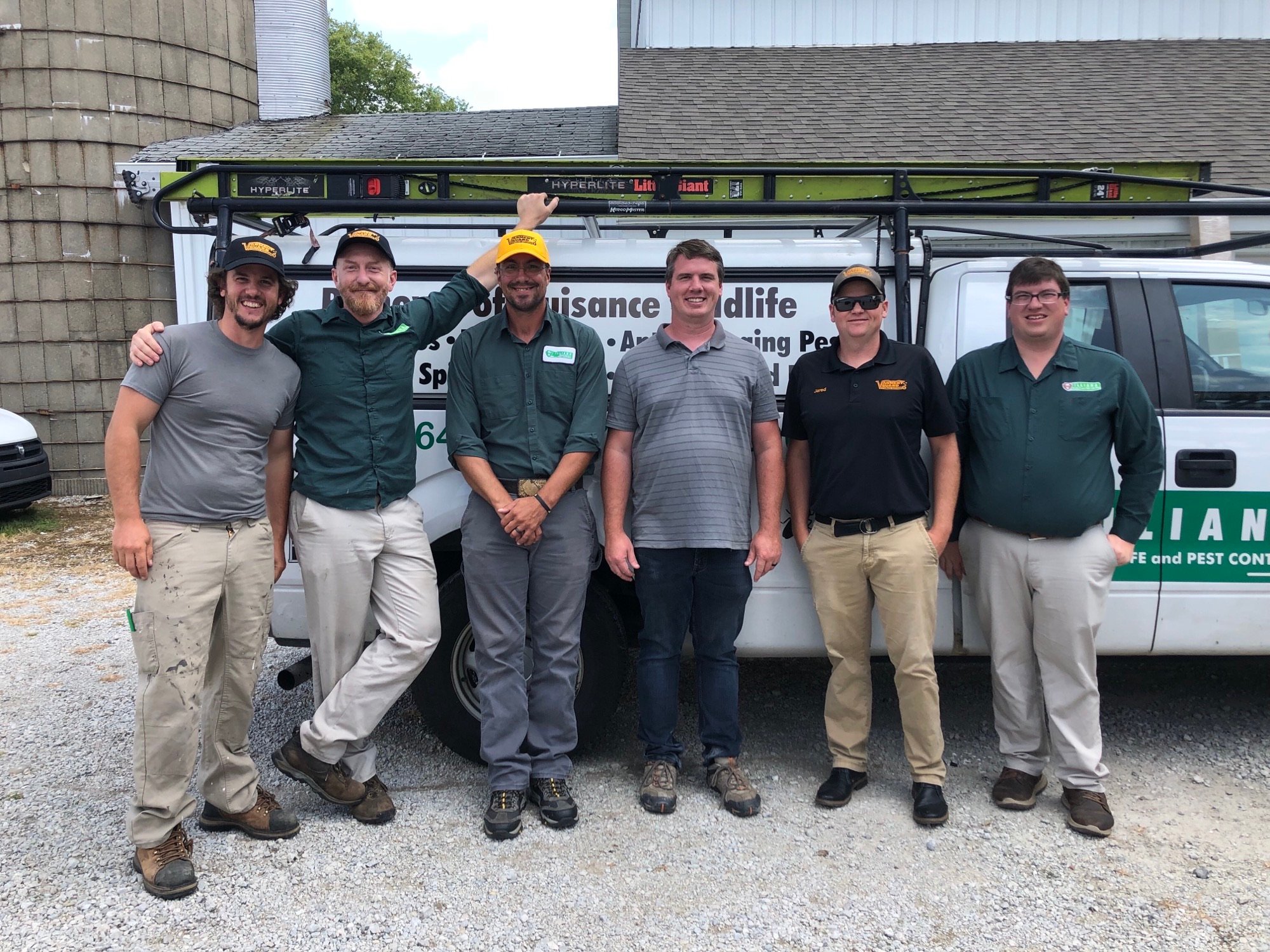 Newest Plunkett's and Varment Guard technicians from Illiana